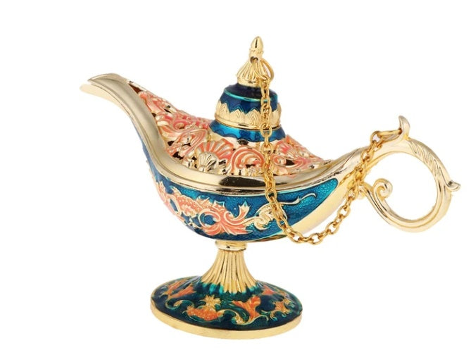 Arabian Genie Oil Lamp Container Decor - DomesticWorx