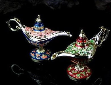 Arabian Genie Oil Lamp Container Decor - DomesticWorx