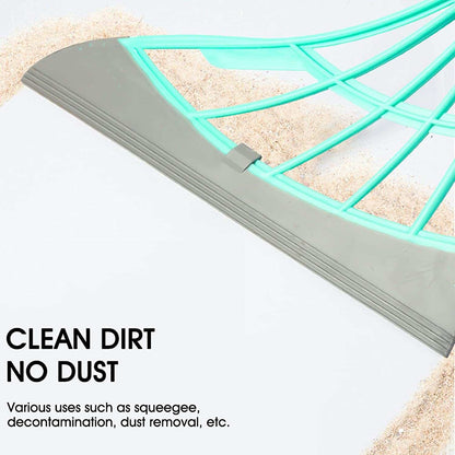 2-in-1 Silicone Broom with Squeegee and Hooks - DomesticWorx